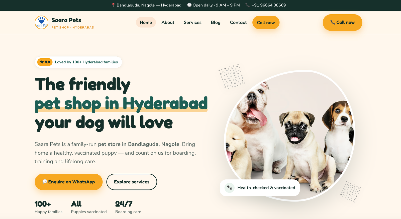 Saara Pets — a Tronologic project
